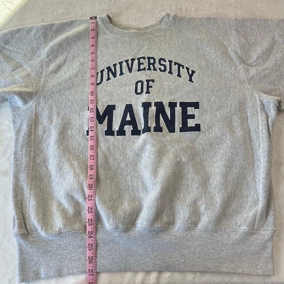 University of Maine vintage The Cotton Exchange mens size XL gray Sweatshirt - Picture 6 of 7